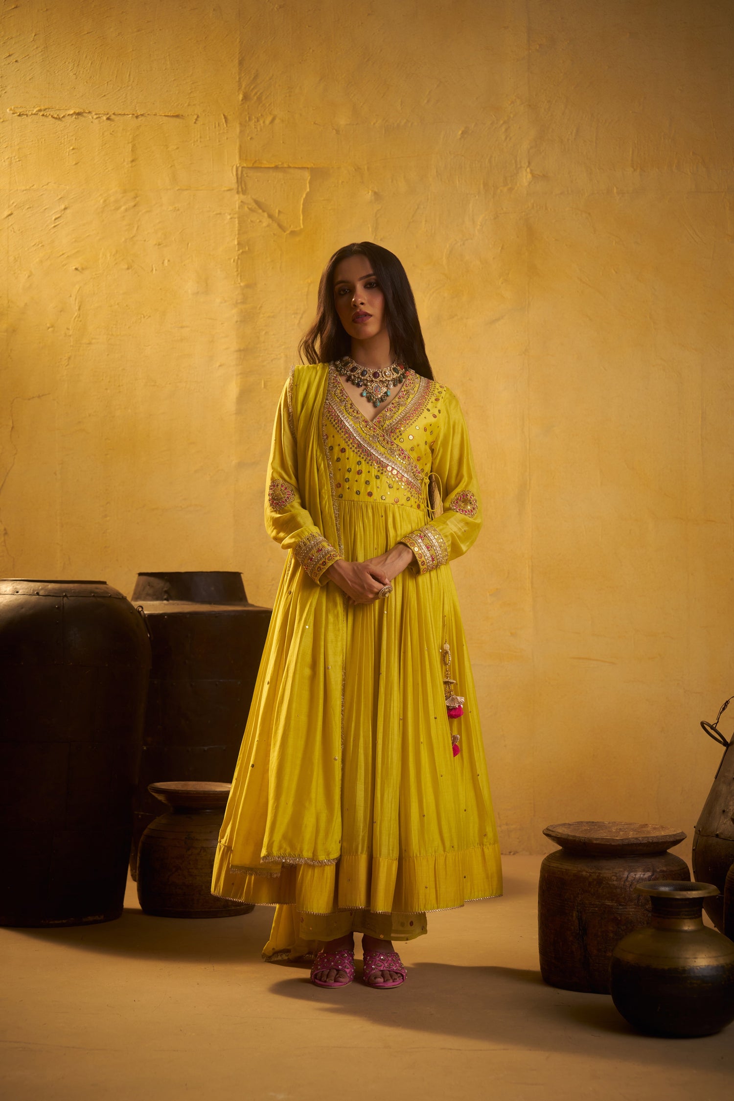 Sunehri Kiran anarkali