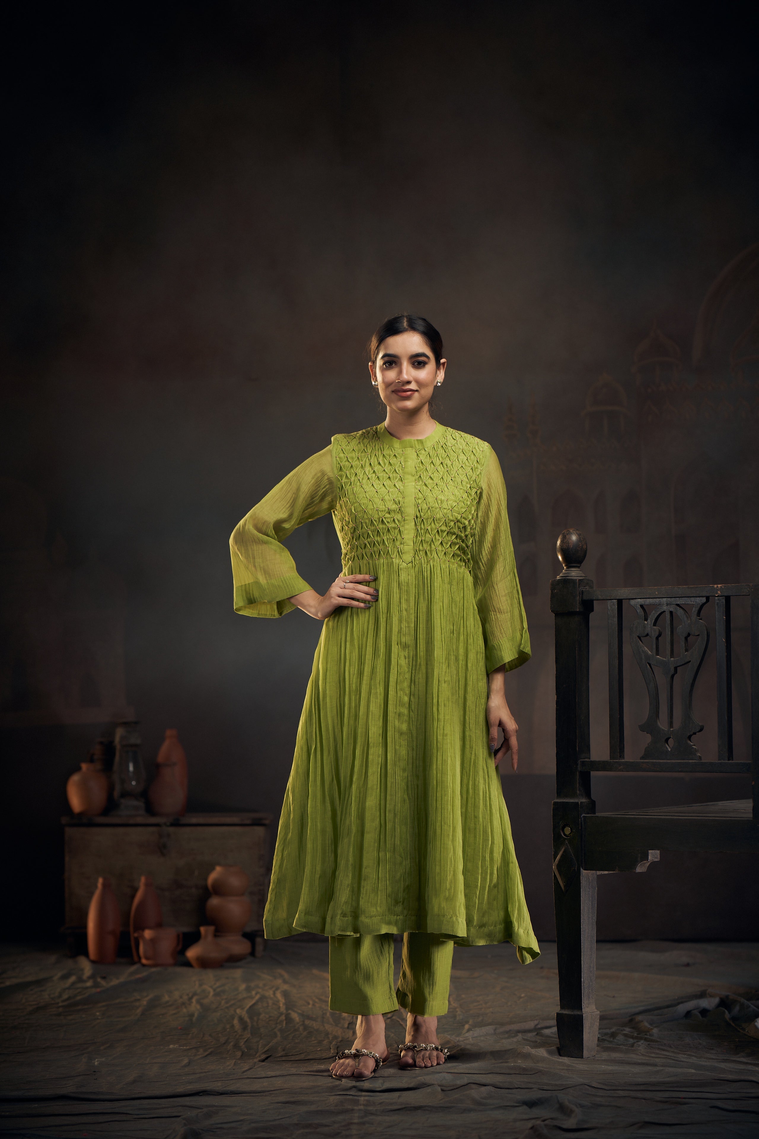 Smocking Kurta set